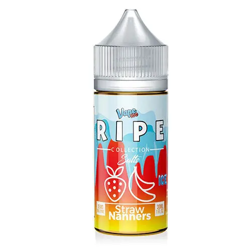 Straw Nanners On Ice By Ripe Collection Salts 30Ml 1