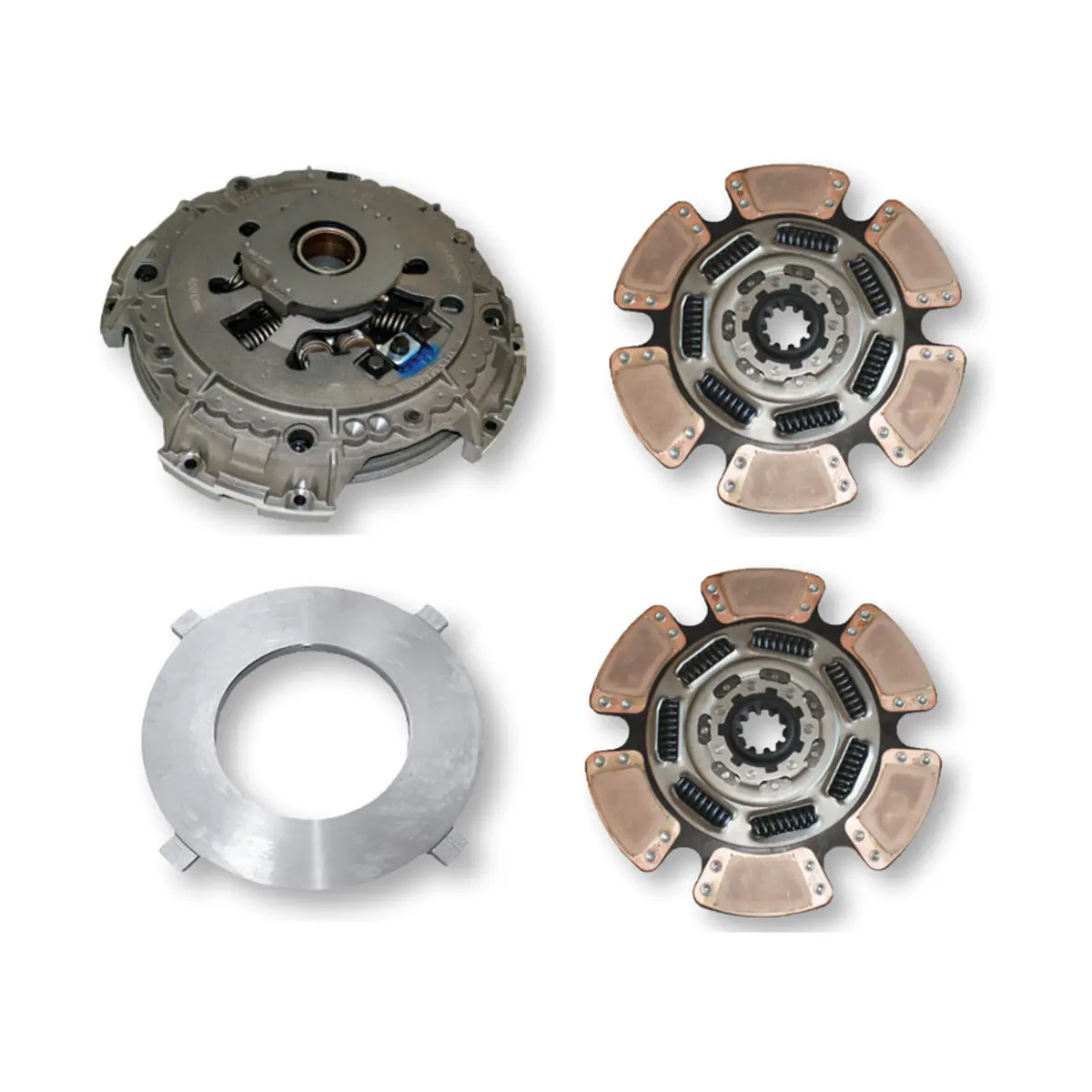 Road Choice 15 1/2" X 2" Clutch Kit Replaces 108925-82H | 7 Spring - 6 Pad - Ez Pedal ™ | Clu10892582h 1