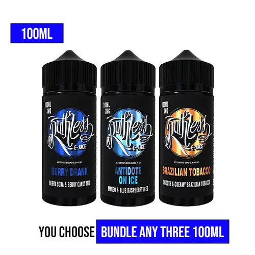 Ruthless Vapor 120Ml Pick 3 Bundle 1