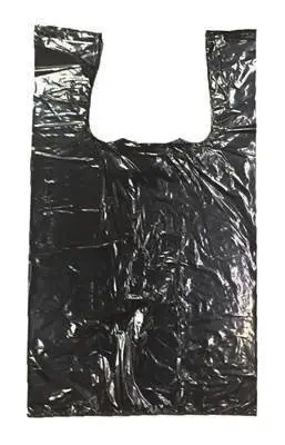 T-Shirt Bag H/D Black 1000/Cs (S4black) - Final Sale 1