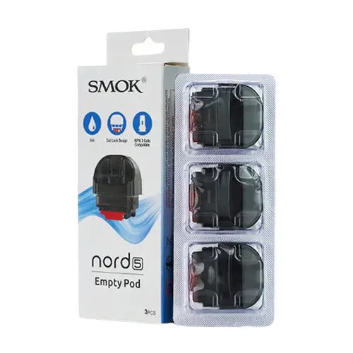 Smok Nord 5 Replacement Pods 3-Pack 1