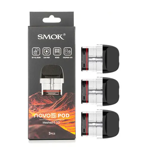 Smok Novo 5 Replacement Pods 3-Pack 1