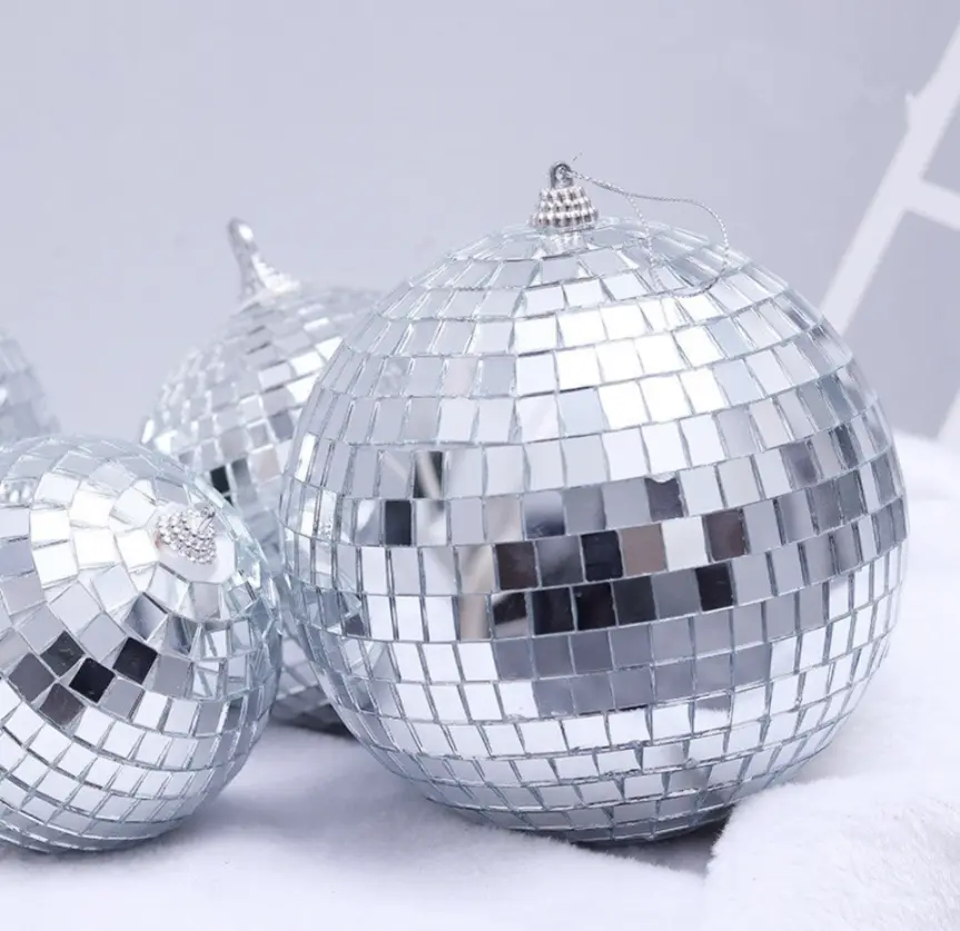 Mini Silver Disco Ball 1