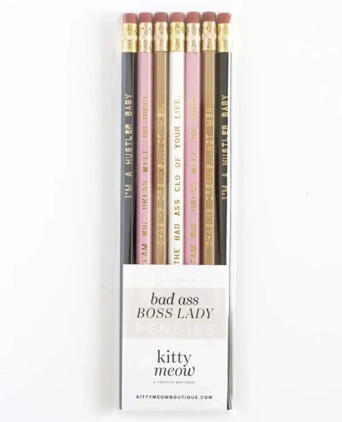 Bad Ass Boss Lady Pencil Set 1