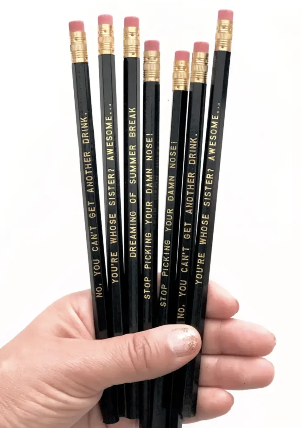 Funny #Teacherslife Pencil Set 1