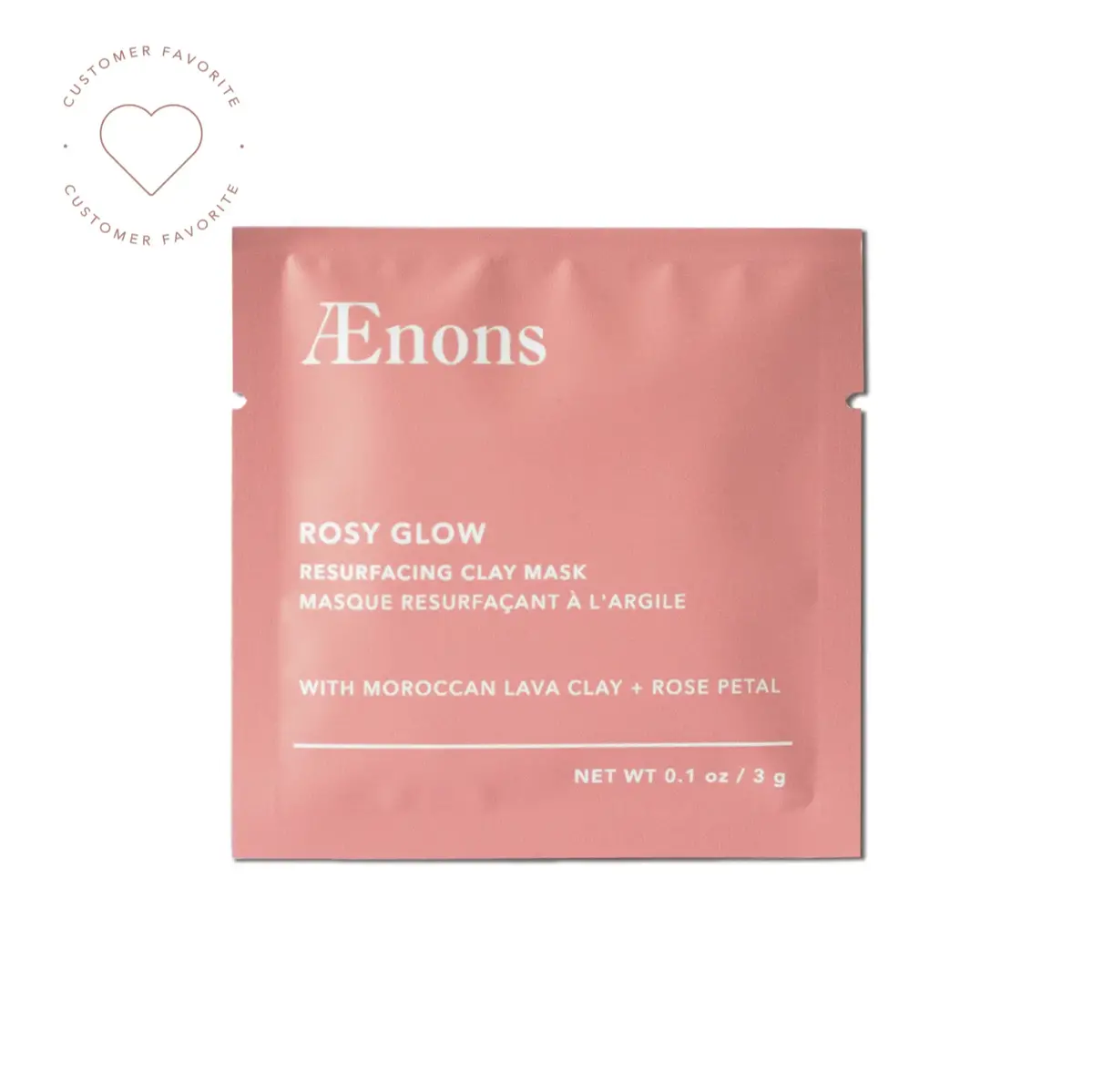 Aenons Resurfacing Moroccan Clay & Rose Clay Mask 1