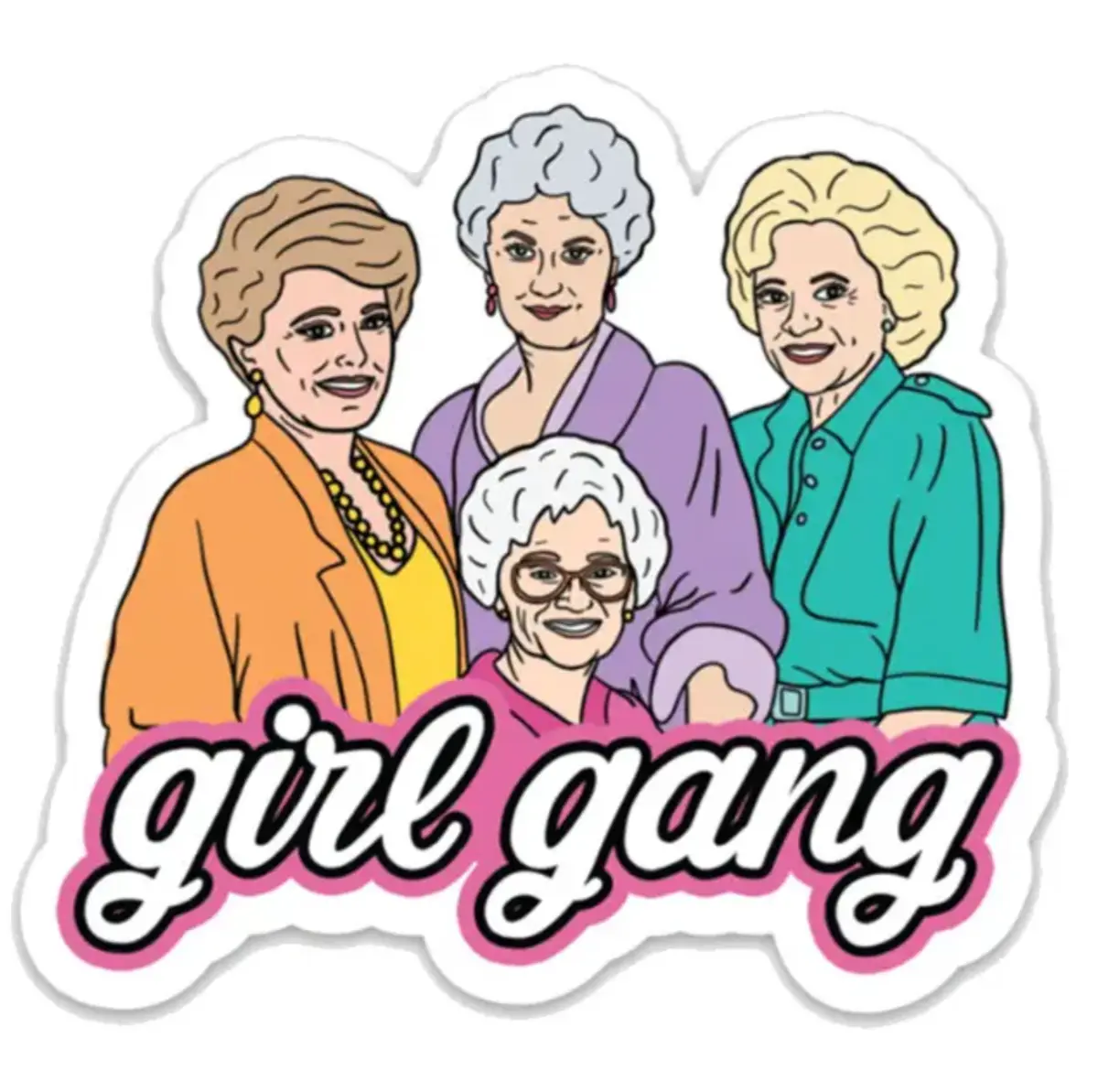 Golden Girls Girl Gang Sticker - Brittany Paige 1