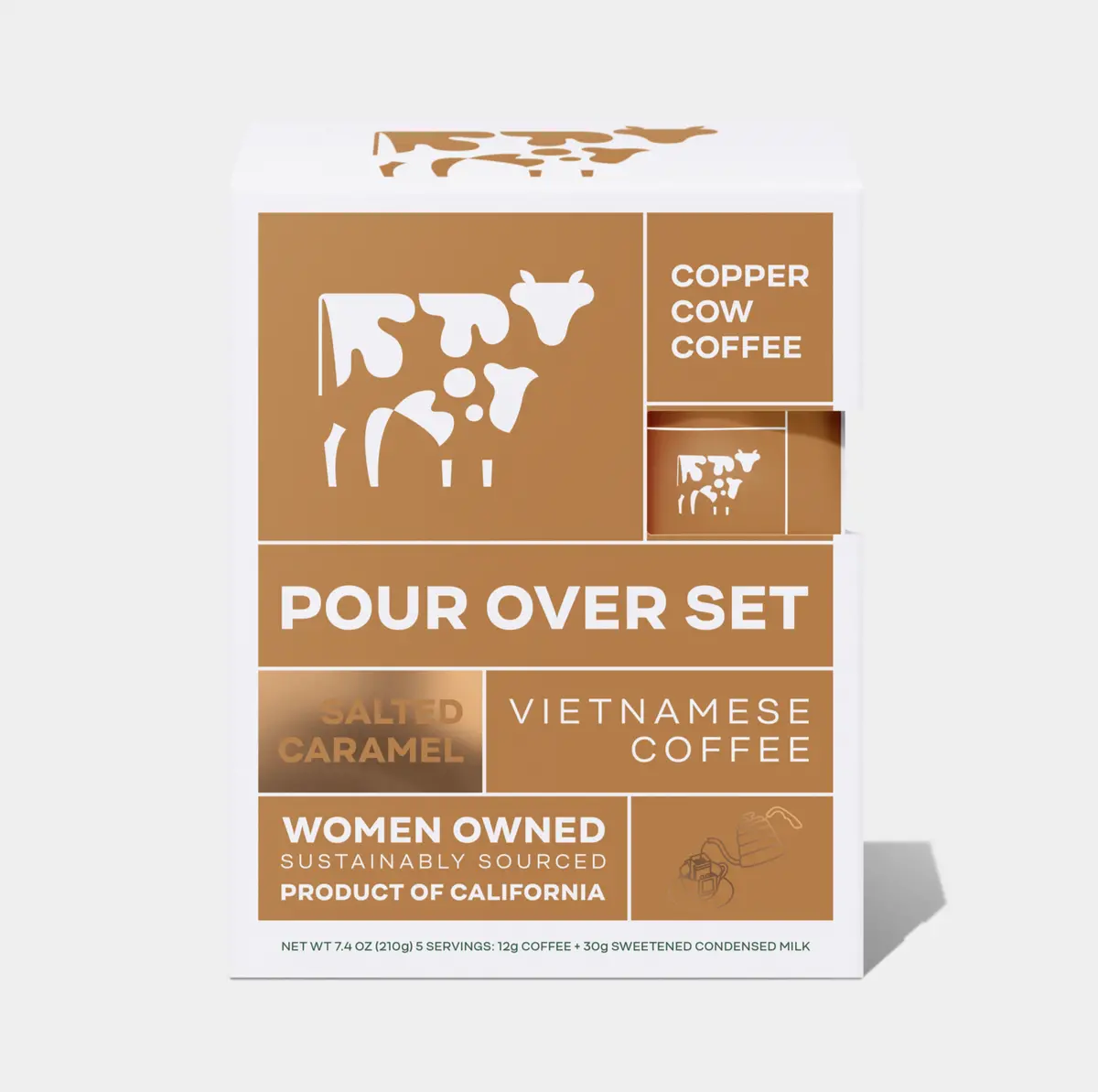 Salted Caramel Coffee Set - Copper Cow Coffee 1