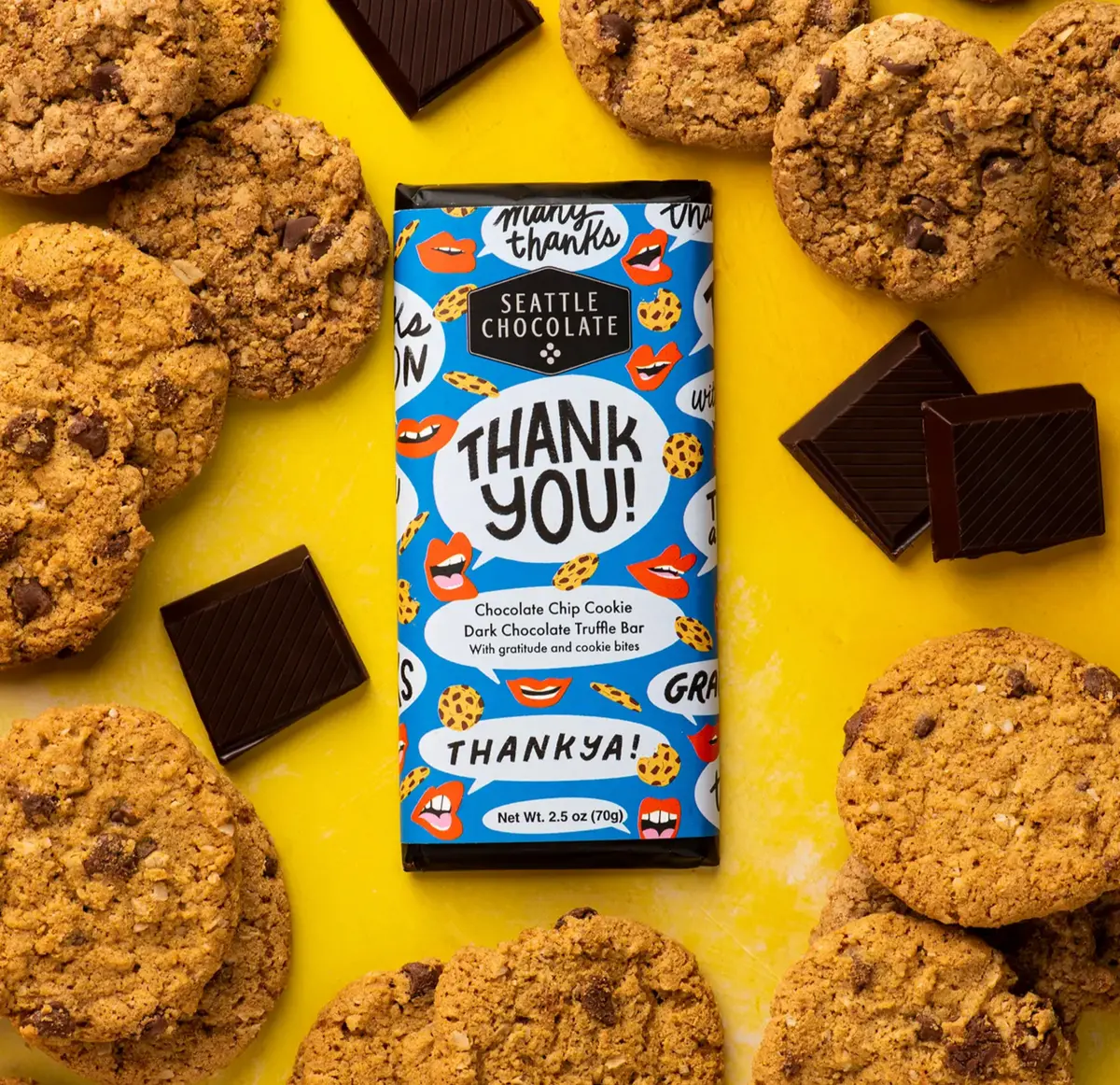 Thank You! Truffle Bar - Vegan - Seattle Chocolate 1