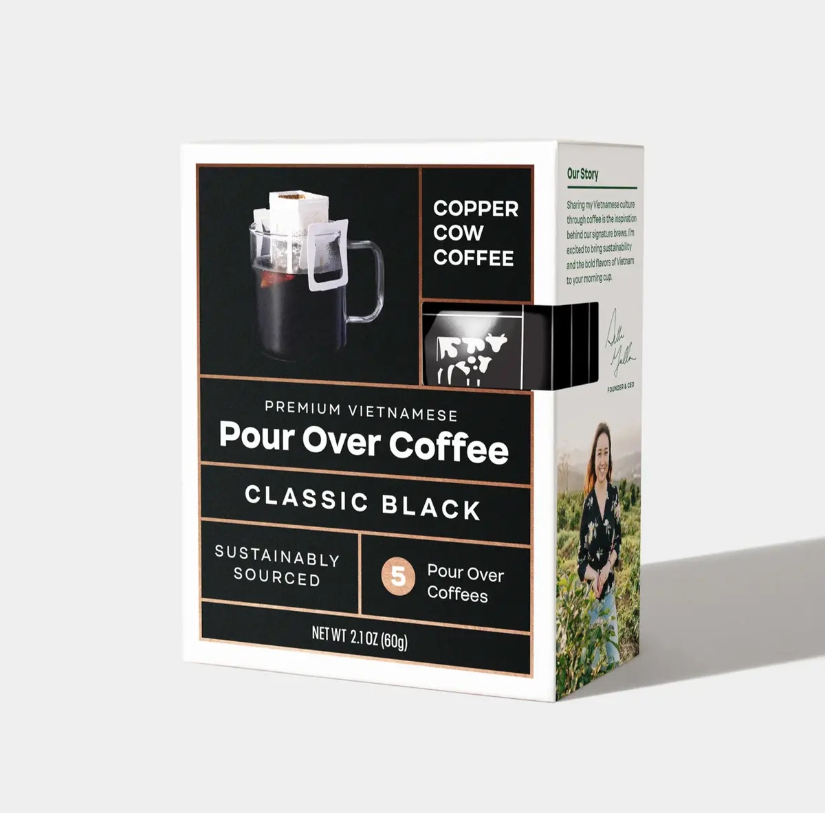 Just Black Coffee Set - Copper Cow Coffee 1