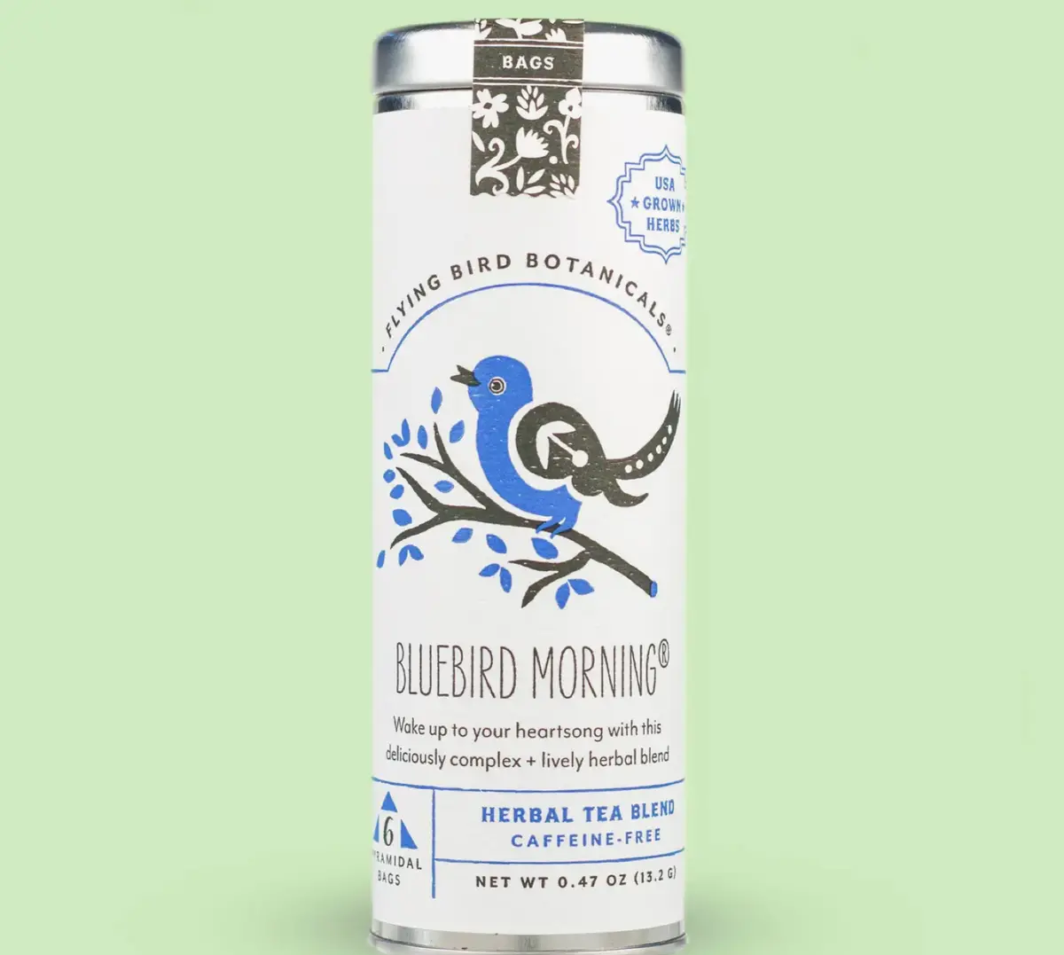 Bluebird Morning – Tea Bags Tin 1