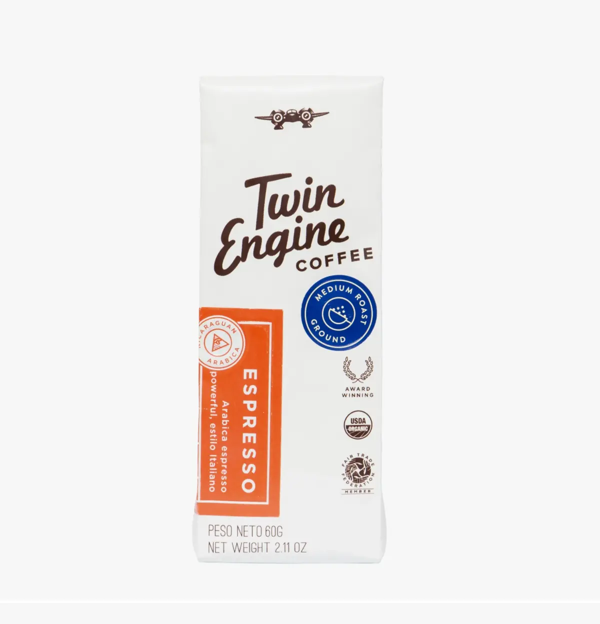 "Perfect 1 Pot" Espresso Traveler 2 Oz. /Organic Fair Trade 1