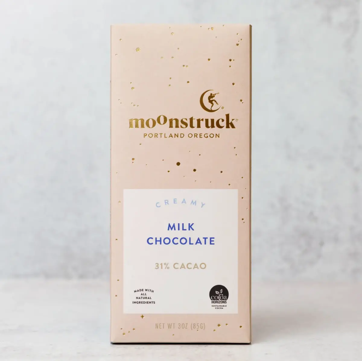 Creamy Milk Chocolate Bar - Moonstruck Chocolates 1