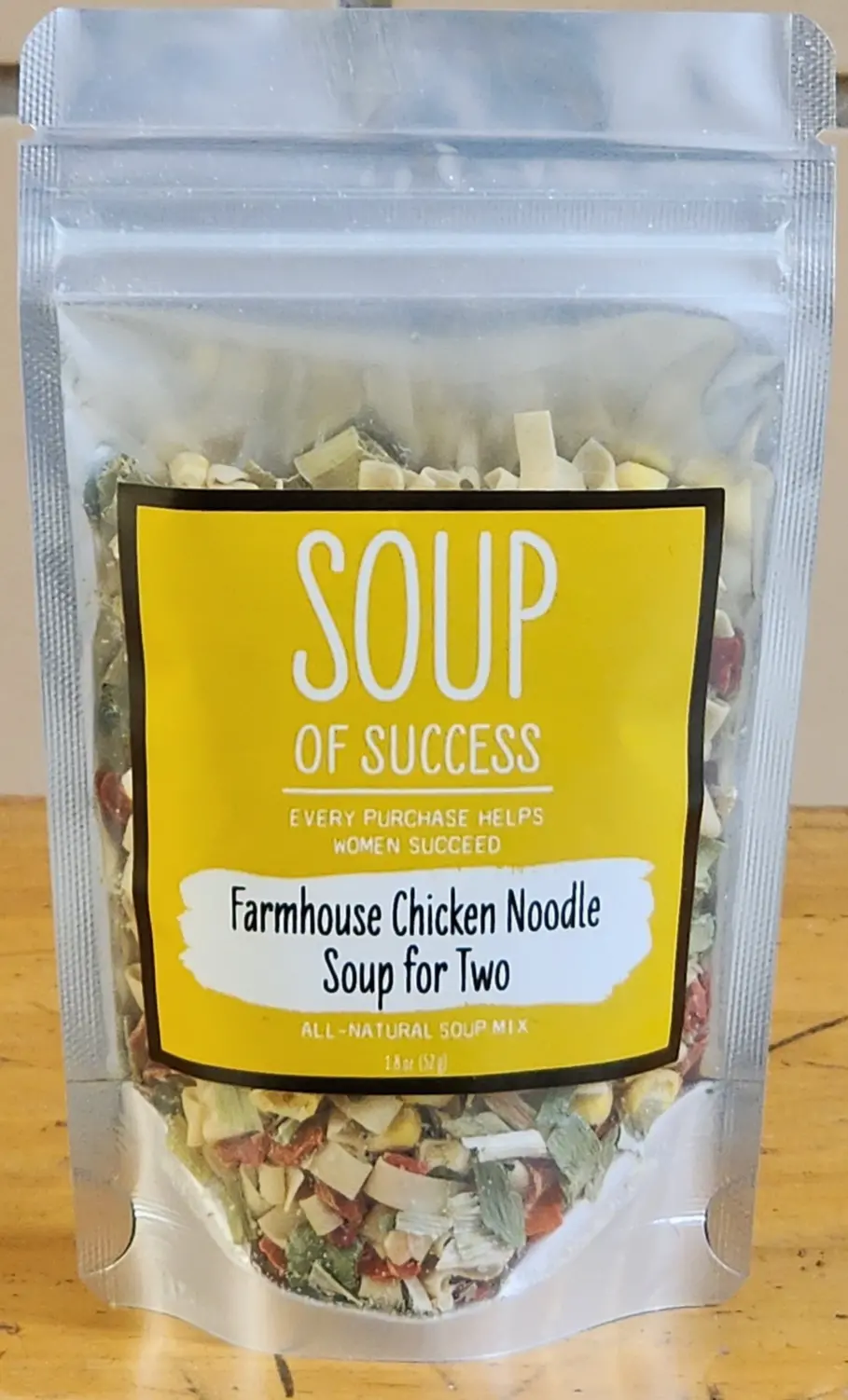 Farmhouse Chicken Noodle Soup For Two - Soup Of Success 1