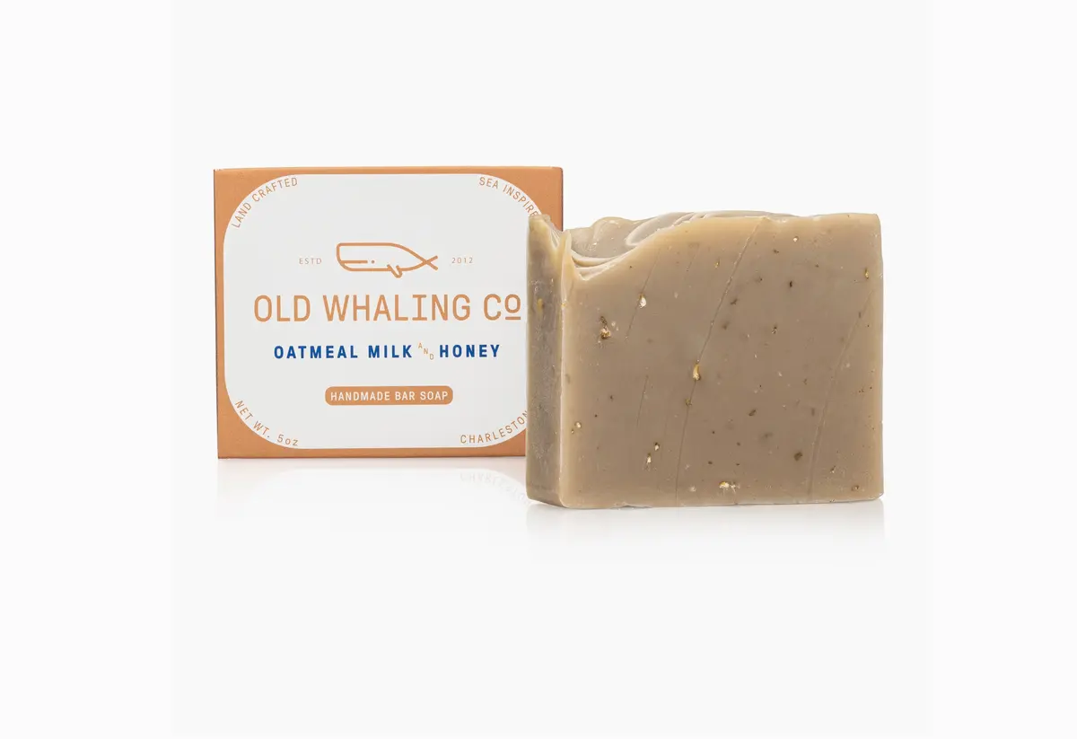 Oatmeal Milk & Honey Bar Soap- Old Whaling Co. 1