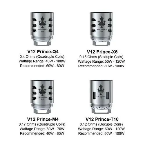 Smok Tfv12 Prince Replacement Coils 3-Pack 1
