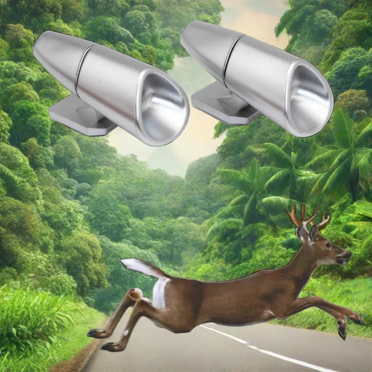 Ts Deer Whistle Silver 2Pk 1