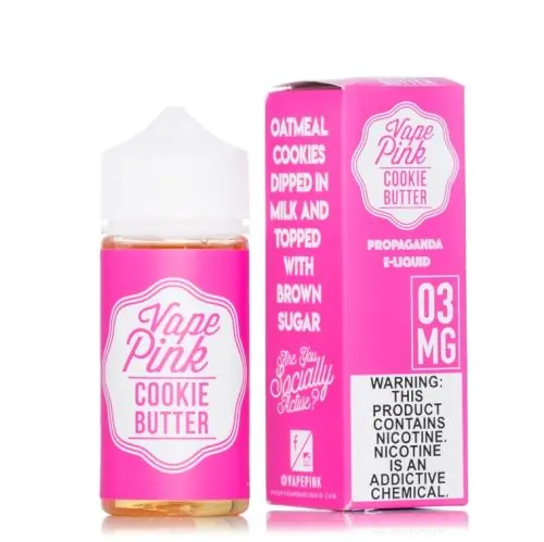 Cookie Butter Dessert E-Liquid by Vape Pink – 100mL