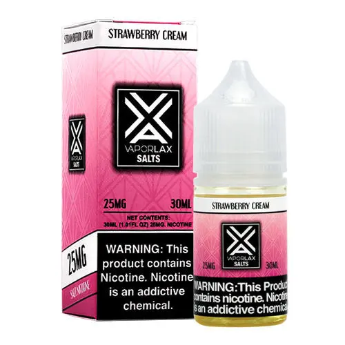 Strawberry Cream By Vaporlax Salts 30Ml 1