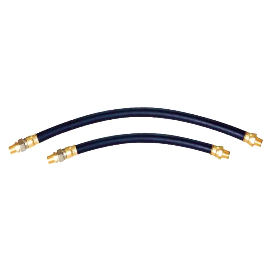 3/8" Air Brake Hose Assembly - 26" Lenght - 3/8" Fixed X 3/8" Swivel Fittings 1