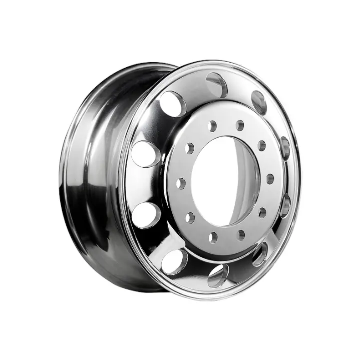 Alcoa Style Forged Aluminum Wheel 24.5 X 8.25 - Hub Pilot 10 Hand Holes 1