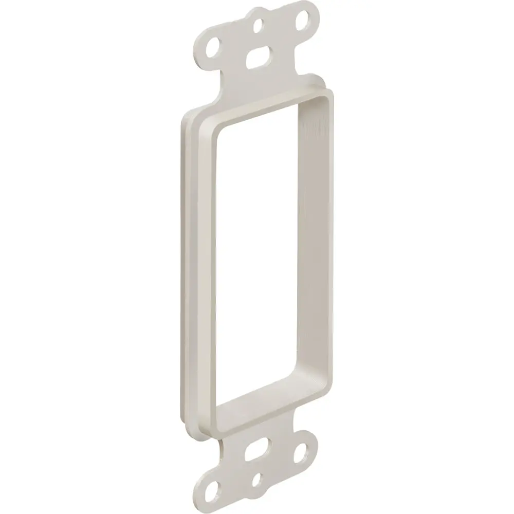 1G Open Style Lv/Plate - Arlington Reversible Cable Hood, White 1