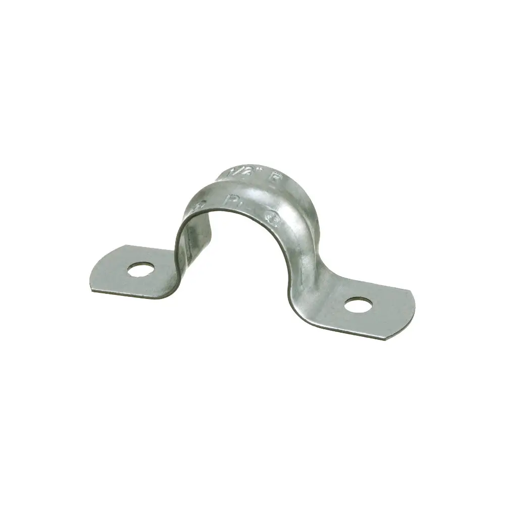 2" 2 Hole Rigid Strap - Arlington Snap-On Plated Steel 1