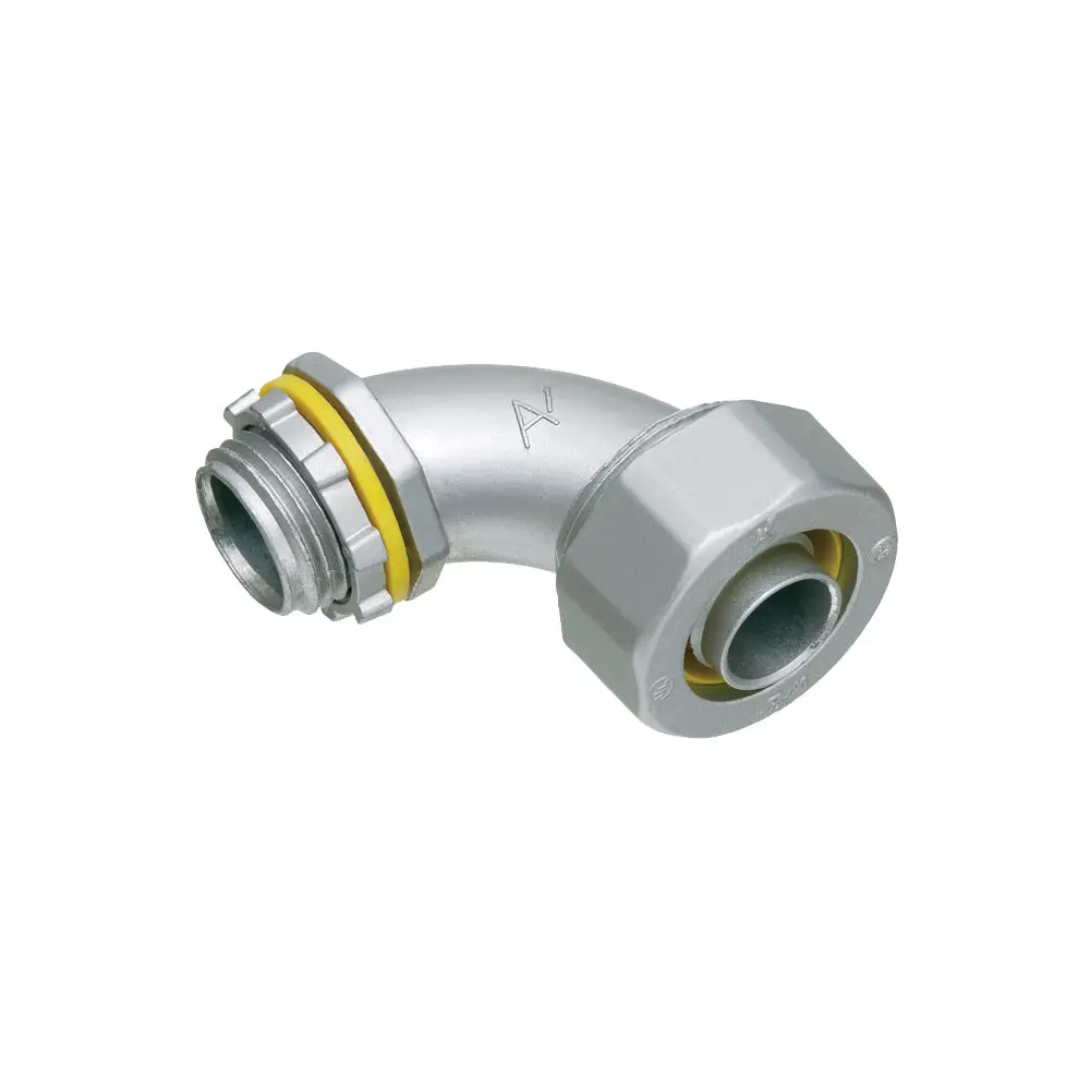 3/8" Lt 90 Connector - Arlington Zinc Die-Cast, 90° Conduit Fitting 1