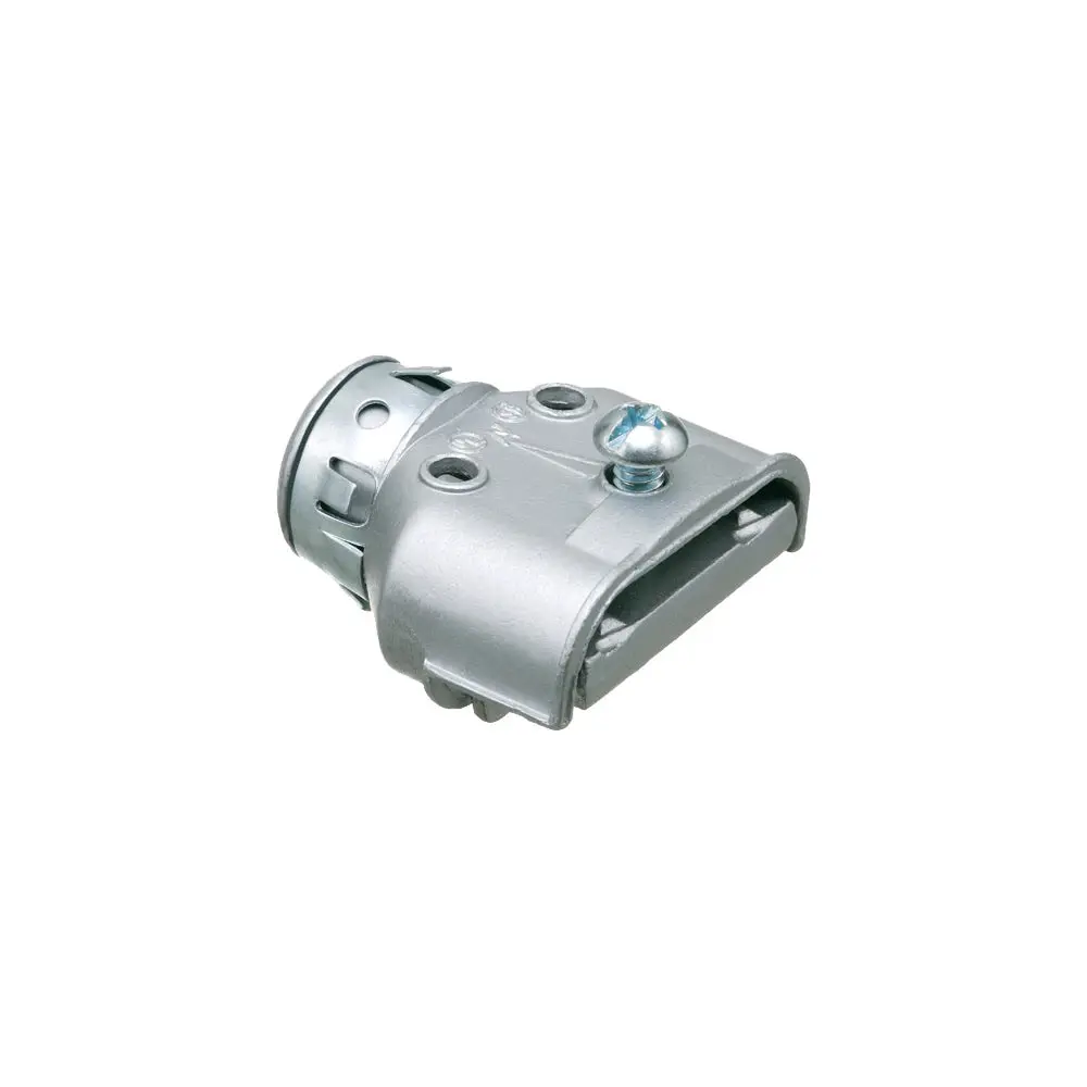3/8" Snaptite Duplex C - Zinc, 1/2" Knockout Connector By Arlington 1