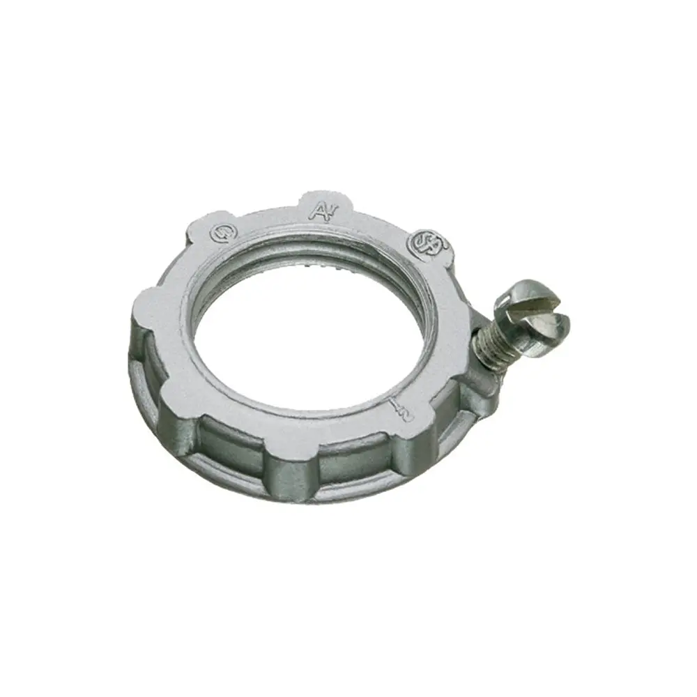 Arlington 1-1/2" Grounding Locknut - Zinc Die Cast For Conduits 1