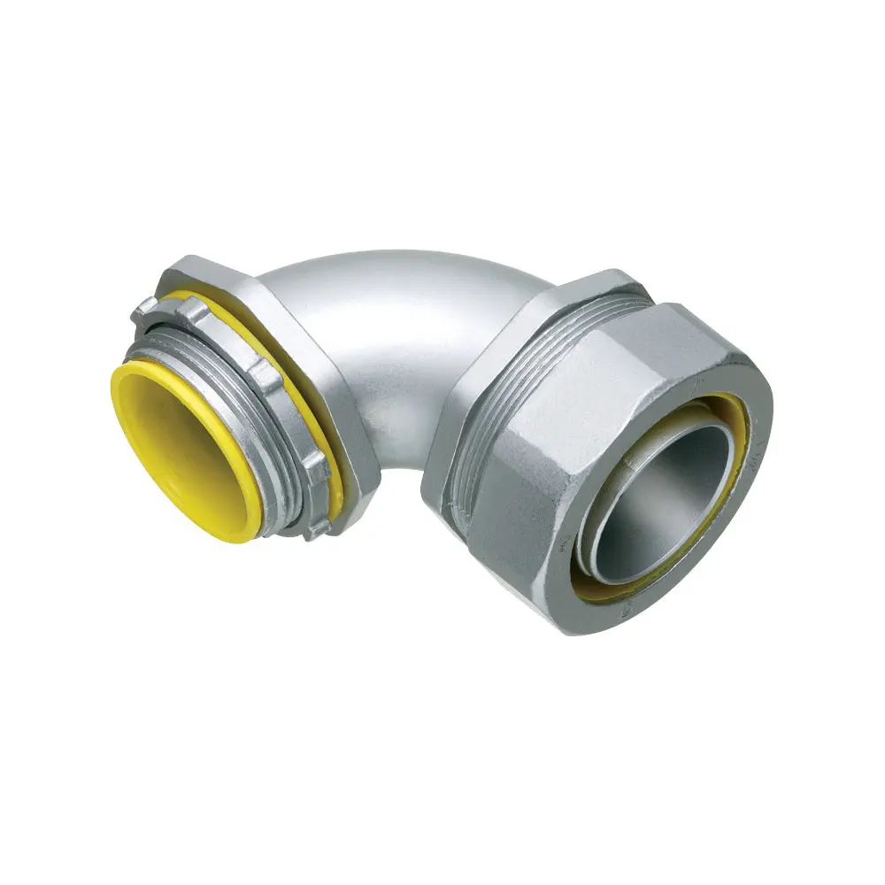 Arlington 1-1/2" Ins Lt Ang Conn - Zinc 90° Liquid Tight Connector 1