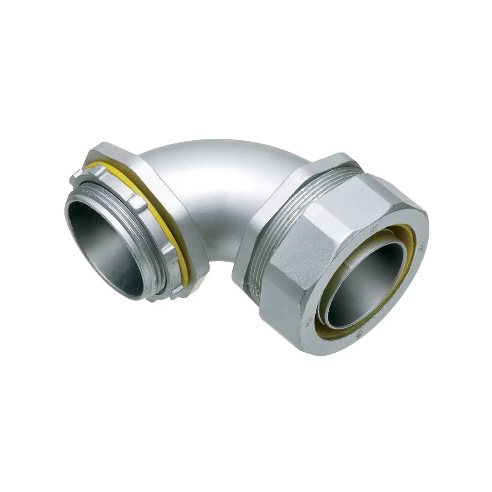 Arlington 1-1/2" Lt Angle Conn Zinc Die-Cast 90° Conduit Connector 1