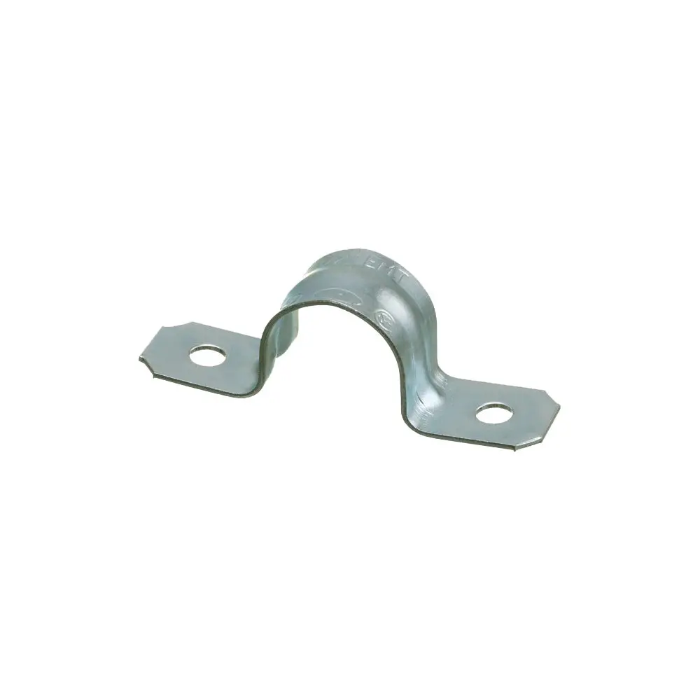 Arlington 1-1/4" 2-Hole Emt Strap - Plated Steel 1