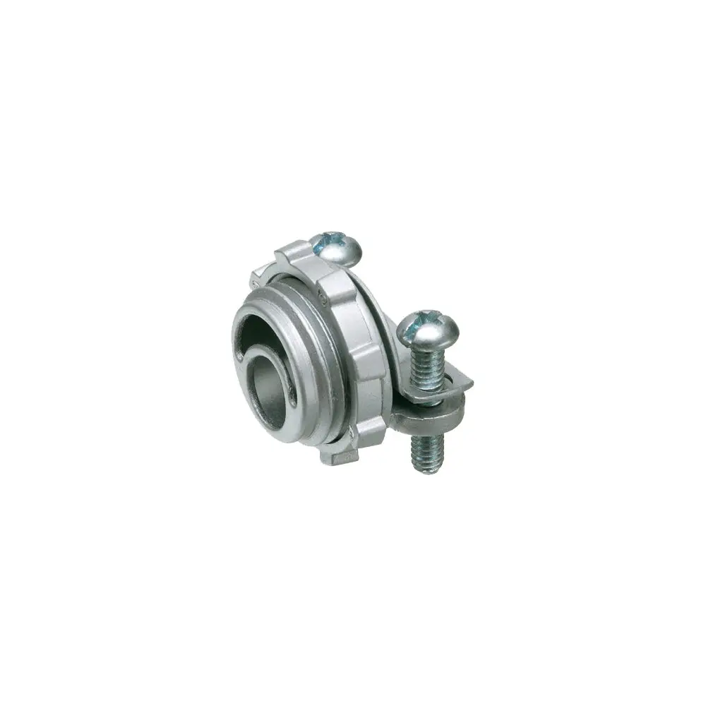 Arlington 1-1/4Mc-Bx Knockout Cable Connector, Zinc Die-Cast 1