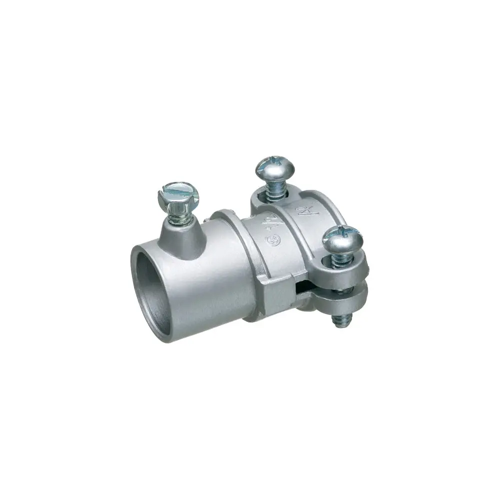 Arlington 1/2" Emt Ss To 1/2" Flex Cp Zinc Coupling, 50-Pack 1