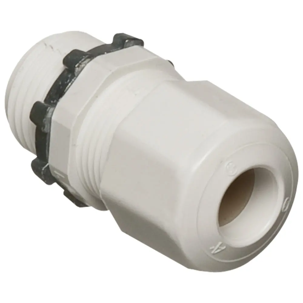 Arlington 1/2" Nm Cg .385/.750 Wh Oil-Tight Cord Connector 1