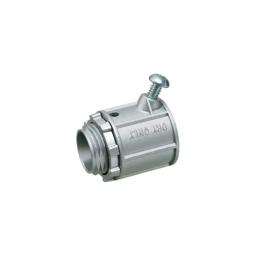 Arlington 1/2" Ss Flex Conn - Zinc Die-Cast Set-Screw Connector 1