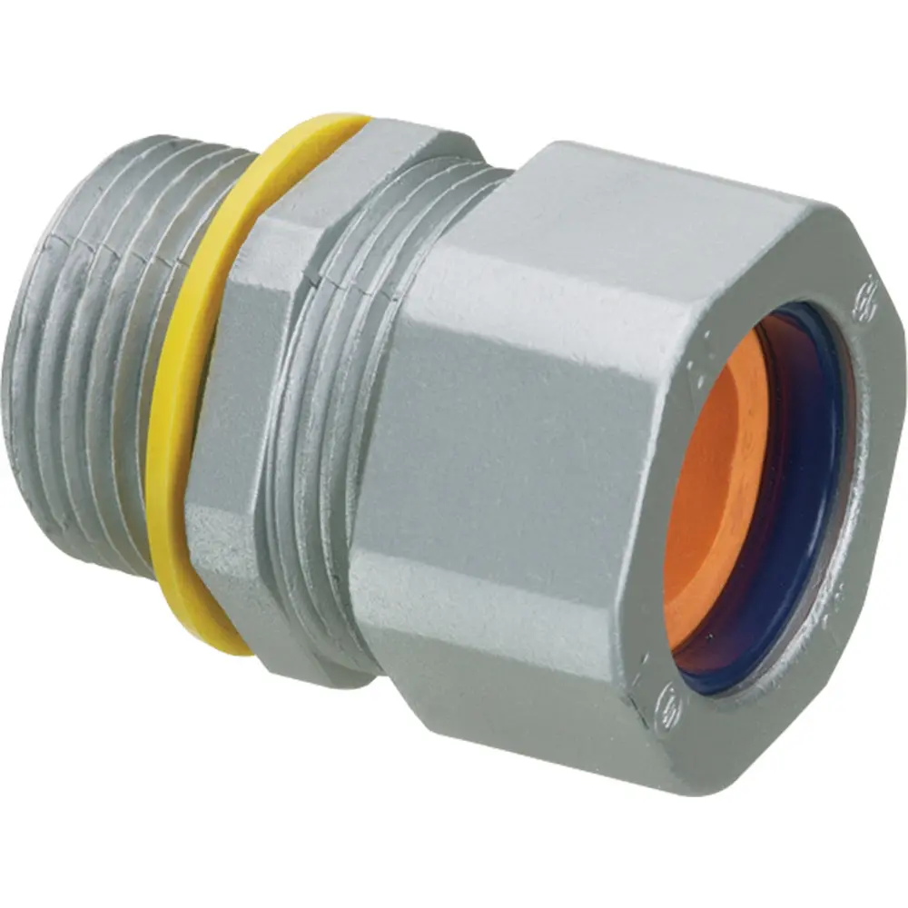 Arlington 1" Cord Conn .875-.1000 Zinc Liquid-Tight Connector 1