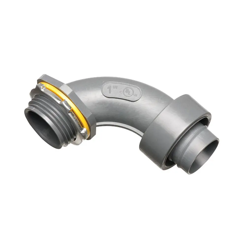 Arlington 1" Screw On Connection, 90° Liquid Tight Connector 1
