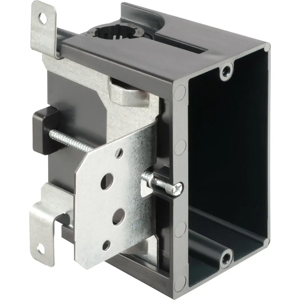 Arlington 1G Screw Mt Adj Box Lp – Non-Metallic, Adjustable, Low Profile 1