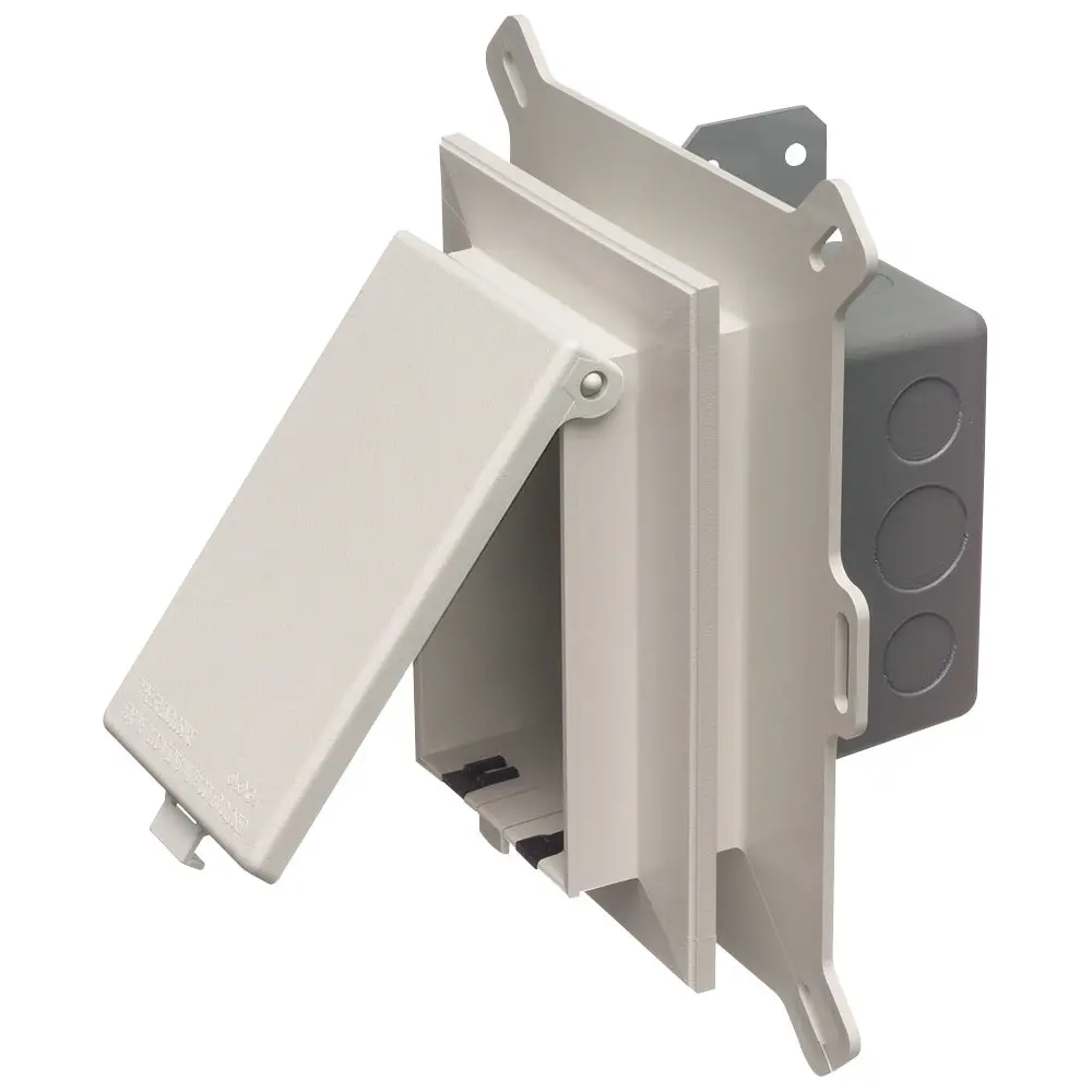 Arlington 1G Siding In/Box White - Weatherproof Vinyl Inbox 1