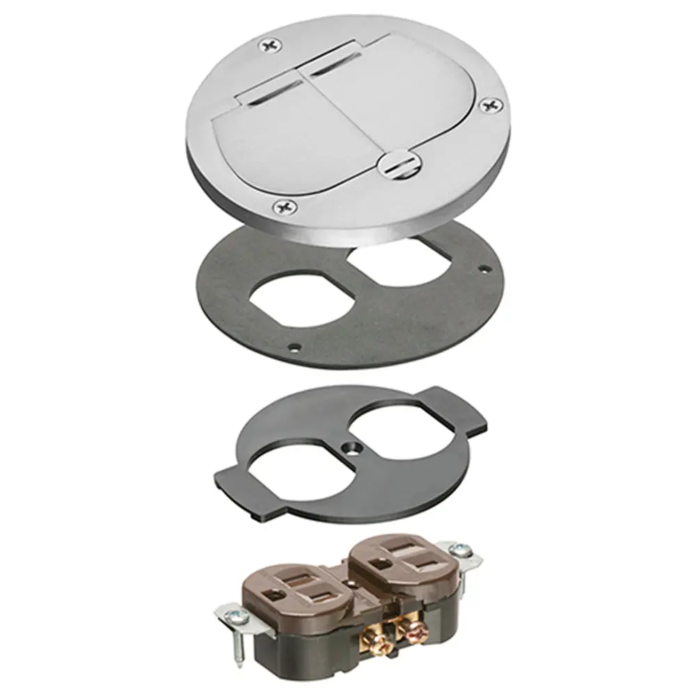Arlington 2 G Nkl Flip Ld Trim Kit - Flb3500 Metal Nickel 1