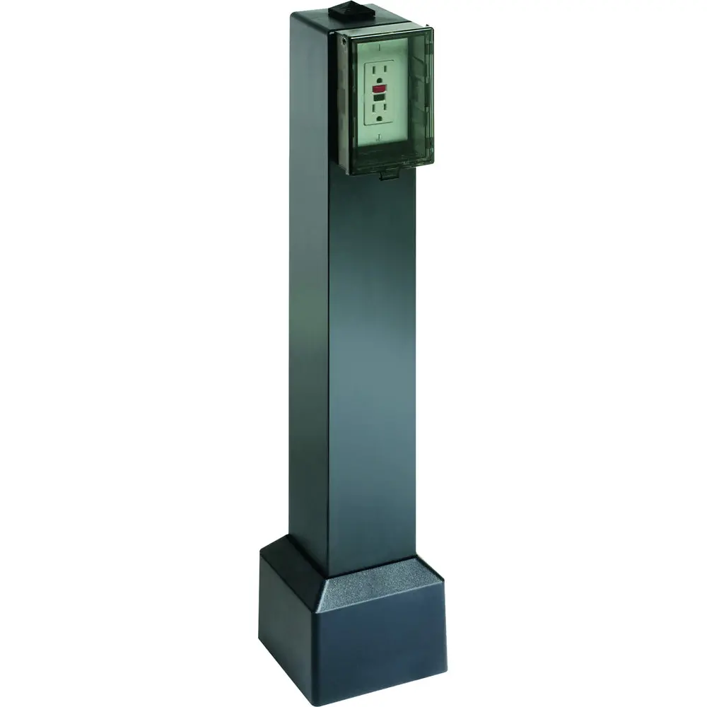 Arlington 28" Gardnpost For Flat Gc - Dual Power/Low Voltage 1