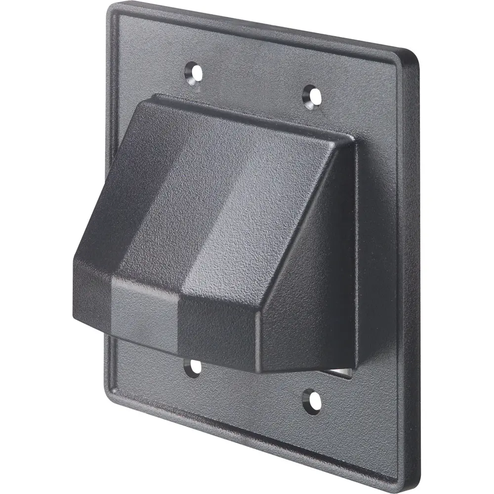 Arlington 2G Scoop W/Lv Plt Blk - Reversible Cable Entrance Plate 1