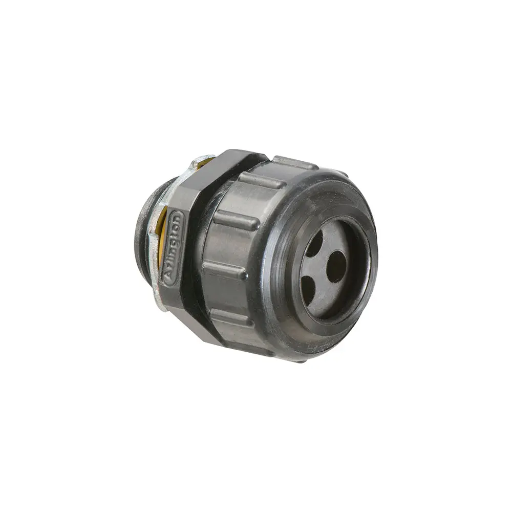 Arlington 3/4" 3-Hole Strt Conn - Non-Metal Photovoltaic Cable Connector 1