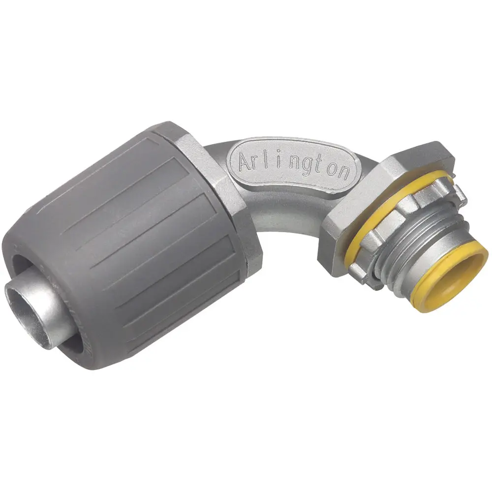 Arlington 3/4" 90Deg Lt Conn, Push-On Zinc Die-Cast, Qty 10 1