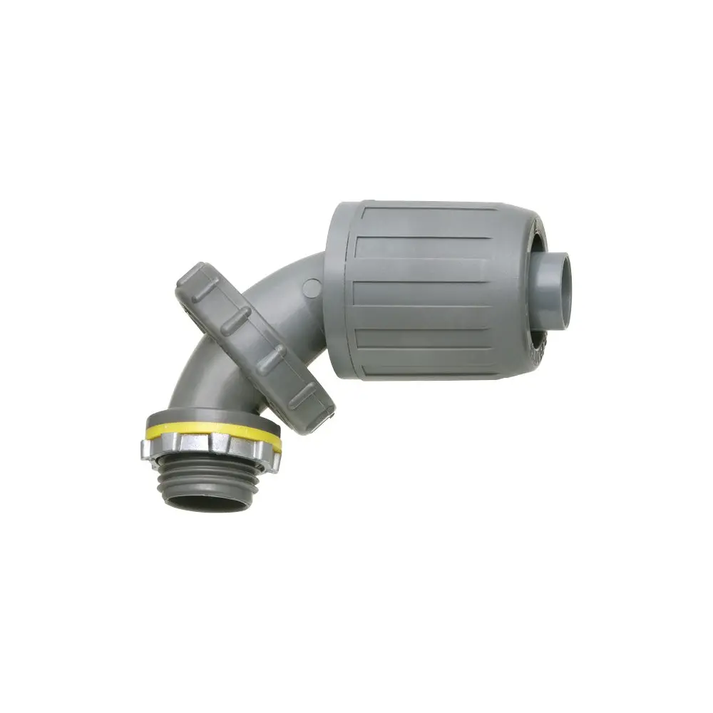 Arlington 3/4" Pvc Lt Snap2it 0-90° Liquid Tight Connector 1