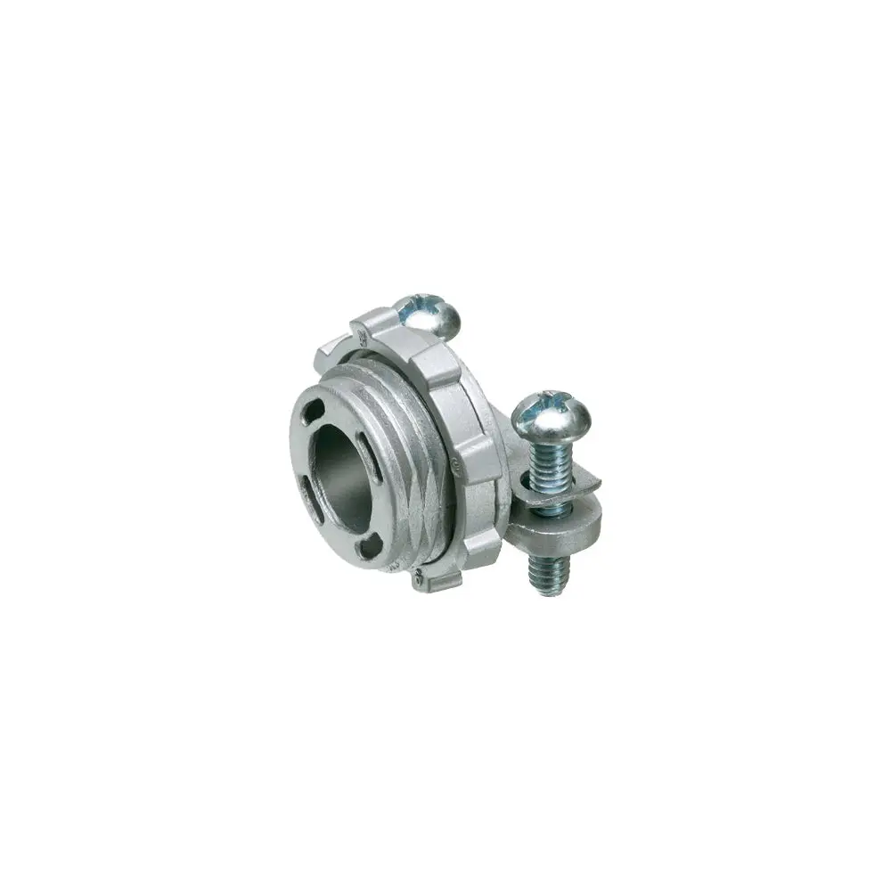 Arlington 3/8 Mc-Bx Conn W/Rnd Zinc 1/2" Knockout Connector 1