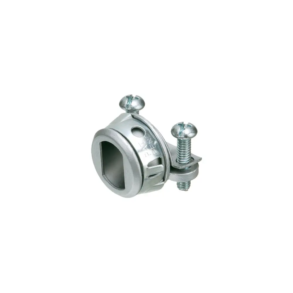 Arlington 3/8" Mc Bx Snpt Cn Rnd Zinc Cable Connector, 100-Pack 1