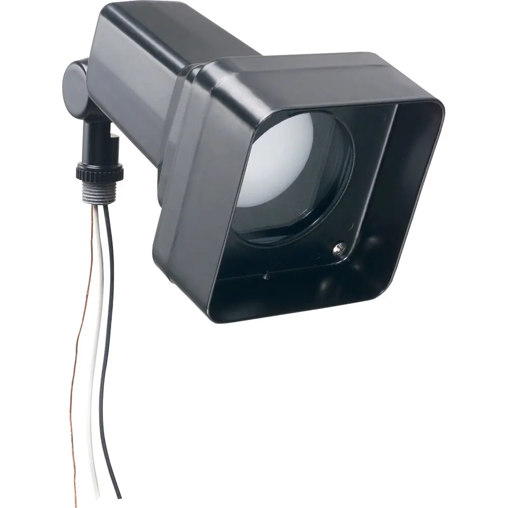 Arlington 75W Flood Light Black - Landscape Fixture, Halogen-Compatible 1